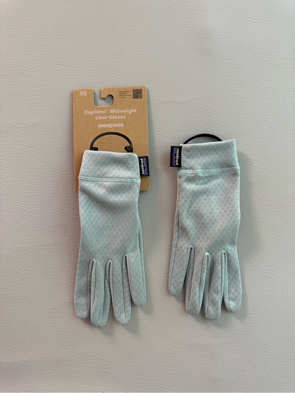 Patagonia Capilene Midweight Liner Gloves Thermal Blue XS - NEW WITH TAGS